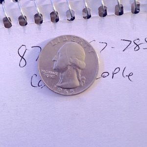 Rare 1965 Quarter Mint Error And No Mint Mark  P01